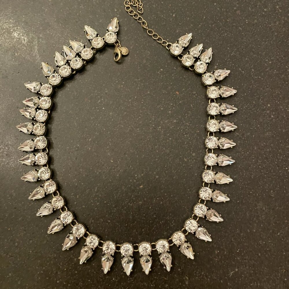 J. Crew Crystal statement necklace